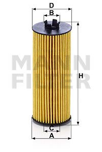 Фильтр масляный MANN-FILTER HU6009Z