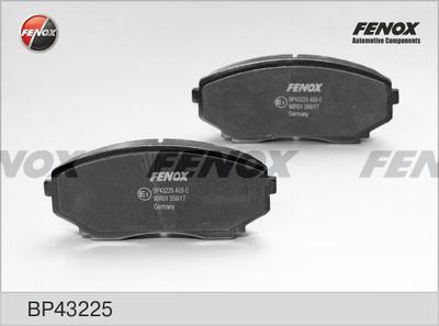 Колодки тормозные дисковые FENOX BP43225