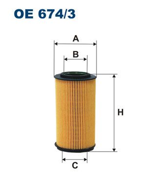Фильтр масляный FILTRON OE6743