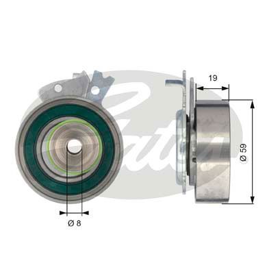 Ролик ремня приводного GATES T43038