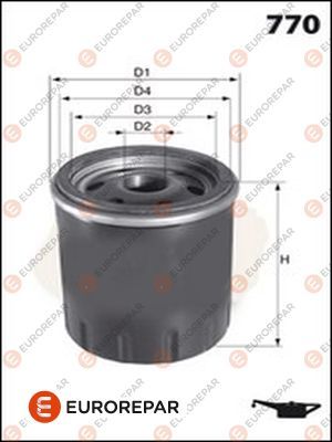 Фильтр масляный EUROREPAR E149139