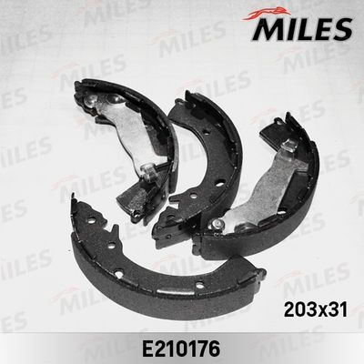 Колодки тормозные барабанные Miles E210176