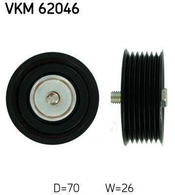 Ролик ремня приводного SKF VKM62046