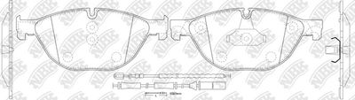 Колодки тормозные передние NIBK PN0385W