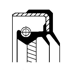 Сальник раздаточной коробки VOLVO 30735765