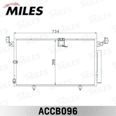 Радиатор кондиционера Miles ACCB096