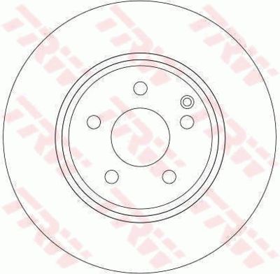 Диск тормозной передний TRW DF4264