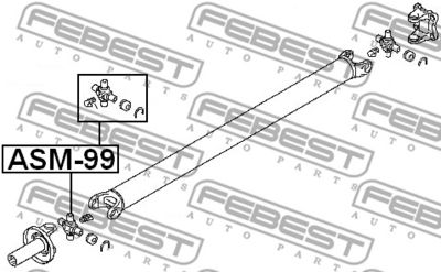 Крестовина карданного вала MITSUBISHI 3405A058