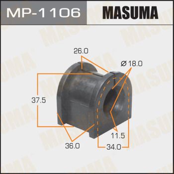 Втулка стабилизатора заднего Masuma MP1106