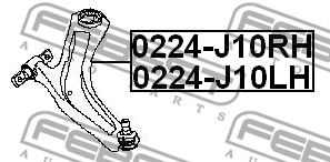 Рычаг подвески передний левый RENAULT 8671095526