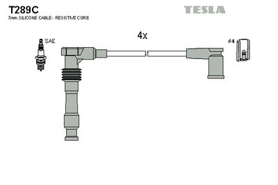 Провода зажигания TESLA T289C
