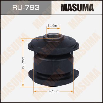Сайлентблок задней подвески верхнего продольного рычага Masuma RU793
