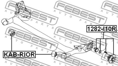 Ступица задняя FEBEST 1282I10R