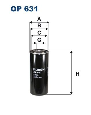 Фильтр масляный FILTRON OP631