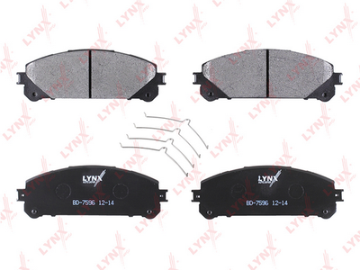 Колодки тормозные передние LYNXauto BD7596