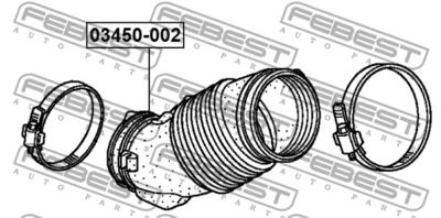Патрубок воздушного фильтра HONDA 17228RN0A00