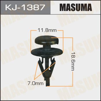 Клипса крепления Masuma KJ1387