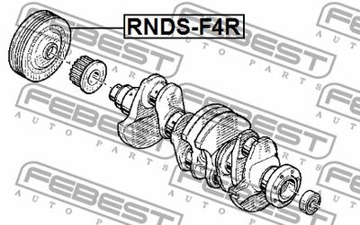 Шкив коленвала FEBEST RNDSF4R