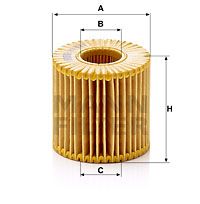 Фильтр масляный MANN-FILTER HU7019Z