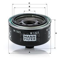 Фильтр масляный MANN-FILTER W1323