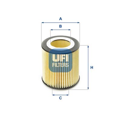 Фильтр масляный UFI 2505800