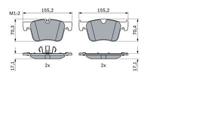 Колодки тормозные дисковые Citroen/Peugeot 1678168480