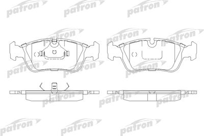 Колодки тормозные дисковые PATRON PBP725