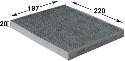 Фильтр салона угольный JS ASAKASHI AC1503C
