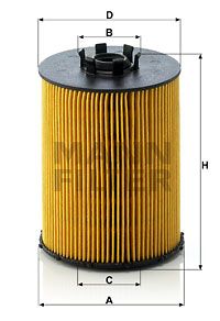 Фильтр масляный MANN-FILTER HU823X