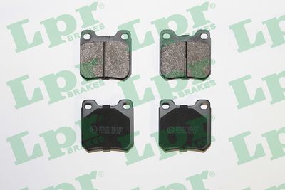 Колодки тормозные дисковые LPR 05P206