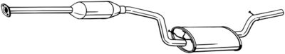 Глушитель задняя часть BOSAL 288203