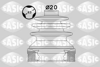 Пыльник ШРУС внутренний SASIC 1900003