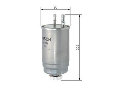 Фильтр топливный BOSCH F026402076