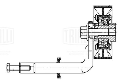 Ролик-натяжитель приводного ремня TRIALLI CM5081