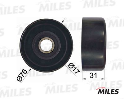 Ролик ремня приводного Miles AG03014