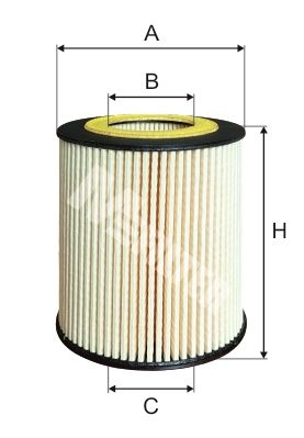 Фильтр масляный M-Filter TE625