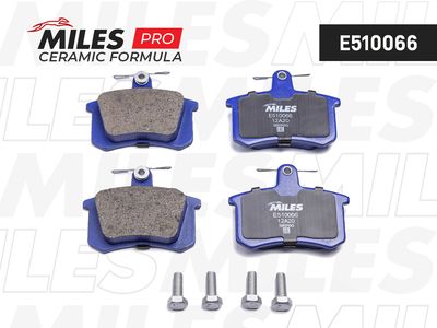 Колодки тормозные задние Miles E510066