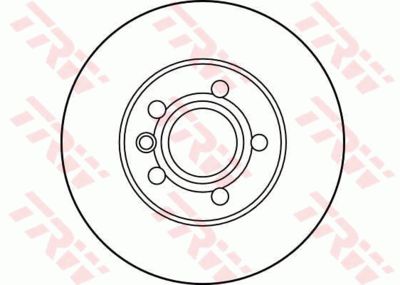 Диск тормозной TRW DF2809