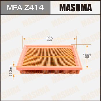 Фильтр воздушный Masuma MFAZ414