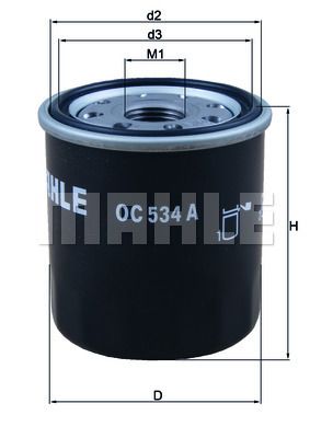 Фильтр MAHLE OC534A