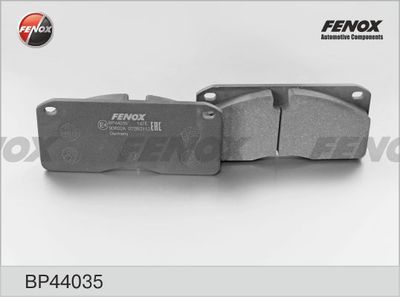 Колодки тормозные дисковые комплект FENOX BP44035