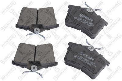 Колодки дисковые задние с антискрипными пластинами STELLOX 000029BSX