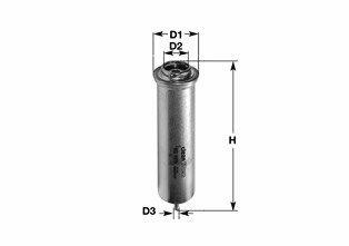 Фильтр топливный CLEAN FILTERS MG1661A