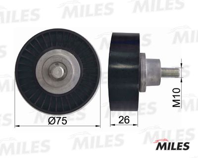 Ролик ремня приводного Miles AG03091