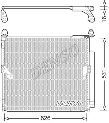 Радиатор кондиционера DENSO DCN50038