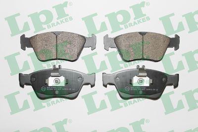 Колодки тормозные передние LPR 05P409