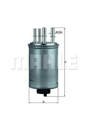 Фильтр топливный MAHLE KL506