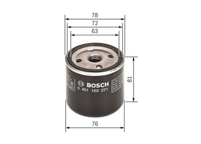Фильтр масляный BOSCH 0451103271