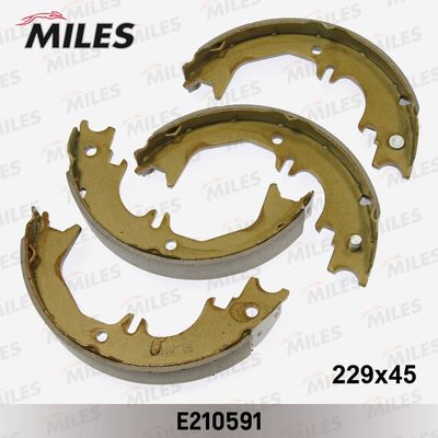 Колодки стояночного тормоза Miles E210591