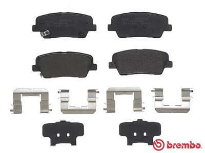 Колодки тормозные дисковые задние BREMBO P30081